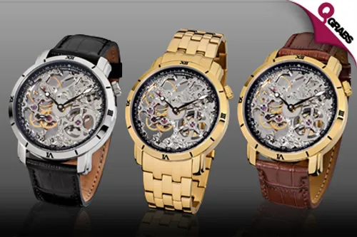 For QR989 Grab a Classic, High-Quality Theorema Rio Men’s Watch - Choose from 8 Sleek Designs! (QR5097 Value)